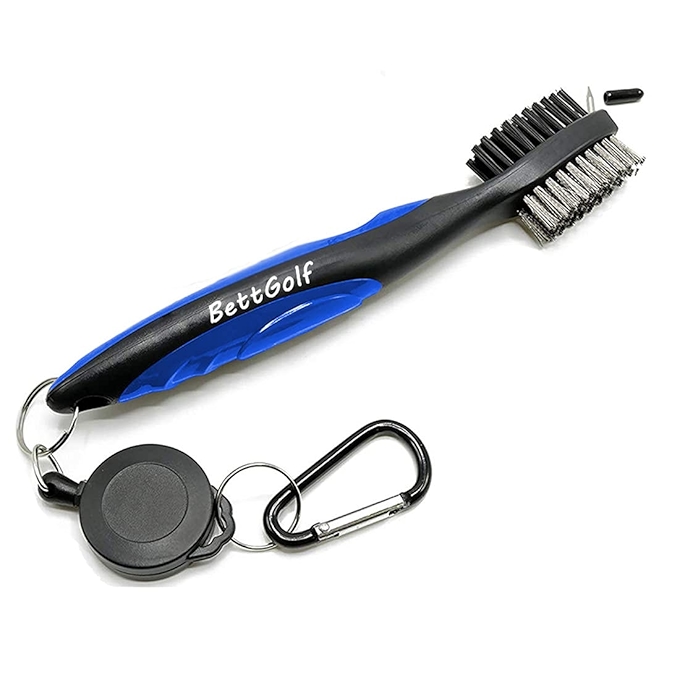 高尔夫球杆刷及插槽清洁器套装