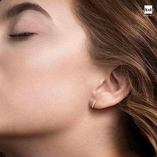 Boucles D'oreilles Créoles épaisses En Argent Sterling 925 - Pour Femme - Diamètre 18,3 Mm, épaisseur 5,8 Mm