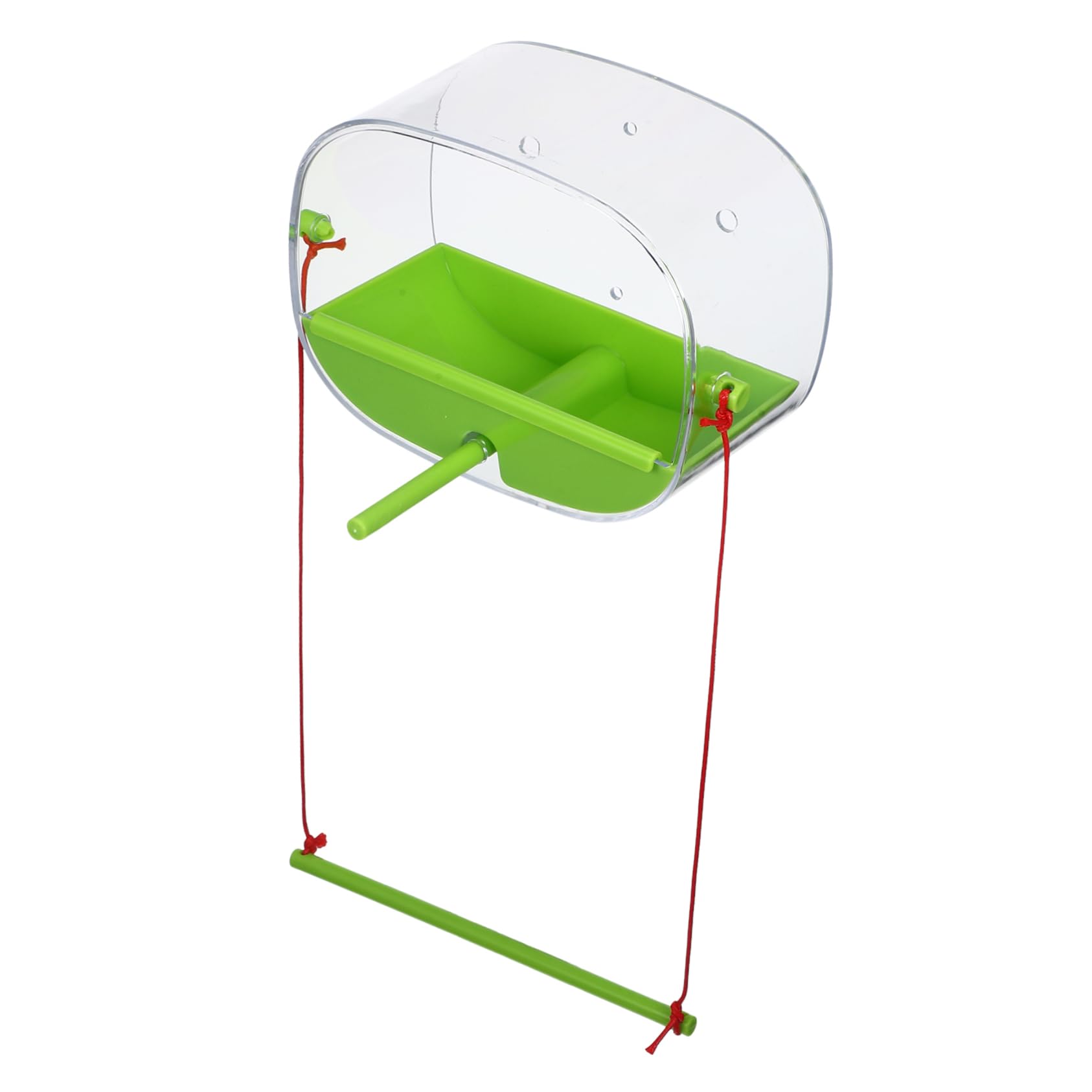 BESPORTBLE 2 Set Di Mangiatoie Per Uccelli Per Gabbia Mangiatoie Per Colibrì Con Tazze Resistenti Casetta Per Uccelli Per Finestra