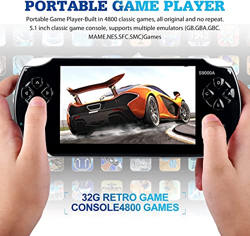 image for Moajerry Handheld Game Console,Retro Game Console 32GB 5.1 Inch 4800 C