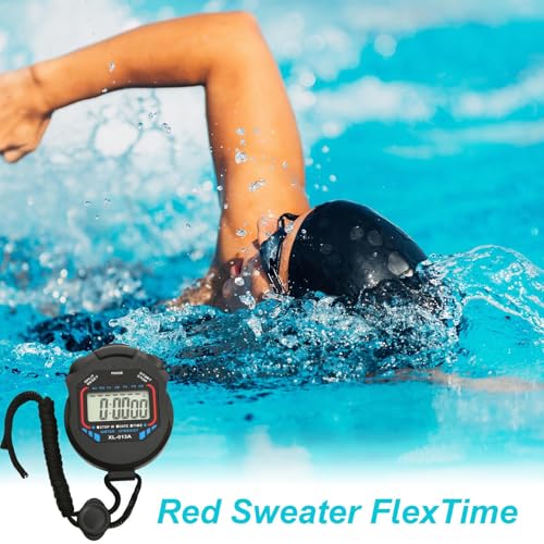Chronomètre Sport - Stop Watch | Chronographe Minuteur | Chronomètre De Sport Portable Numérique | Chronomètre Portable Avec Compte À Rebours Pour L'école De Gym à La Maison – Image 4