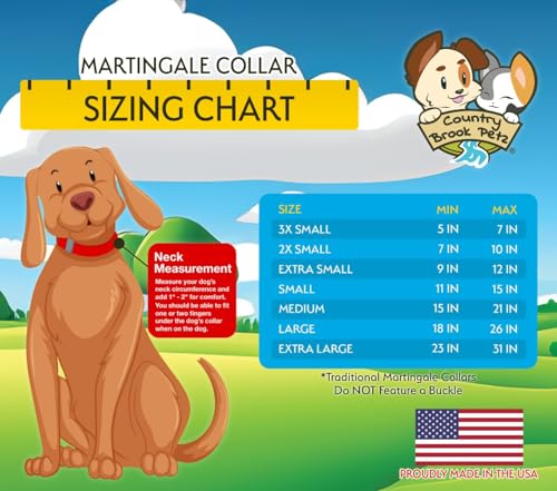 Country Brook Petz - Martingale Dog Collar - Heavy-Duty Training Collar with No Buckle - Service Dog Collar for All Pups - 20 Vibrant Colors (Burgundy, 1 Inch, Extra Large) by Country Brook Design - Image 4