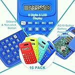 Yunsailing 48 Pcs Pocket Calculators Bulk Mini 8 Digit Handheld Calculator Small Basic Standard Calculator for Students Kids Teachers School Desktop Home Office, 3 Designs (Classic) - Image 5