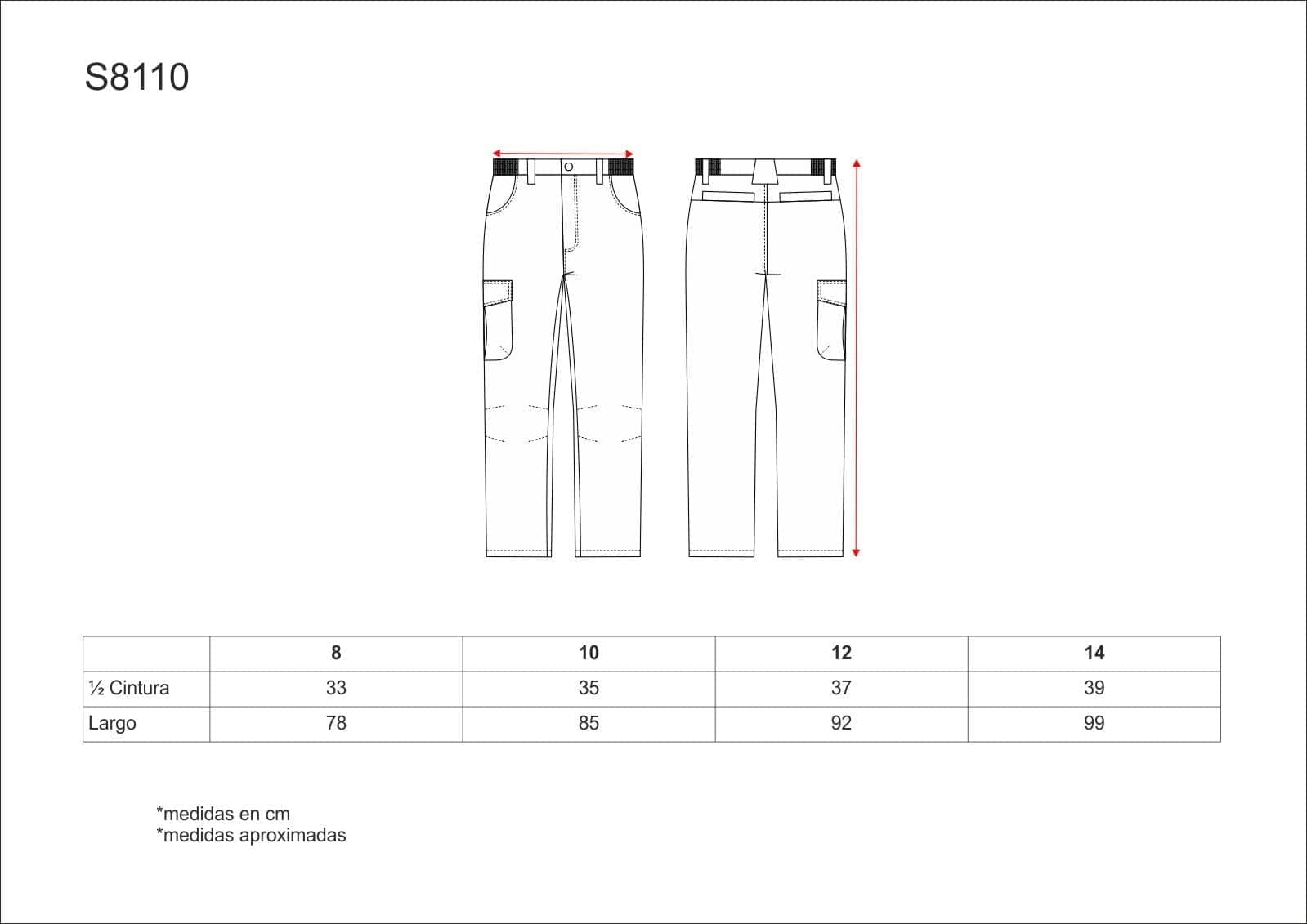 PANTALON JR - 12, VERDE CAZA