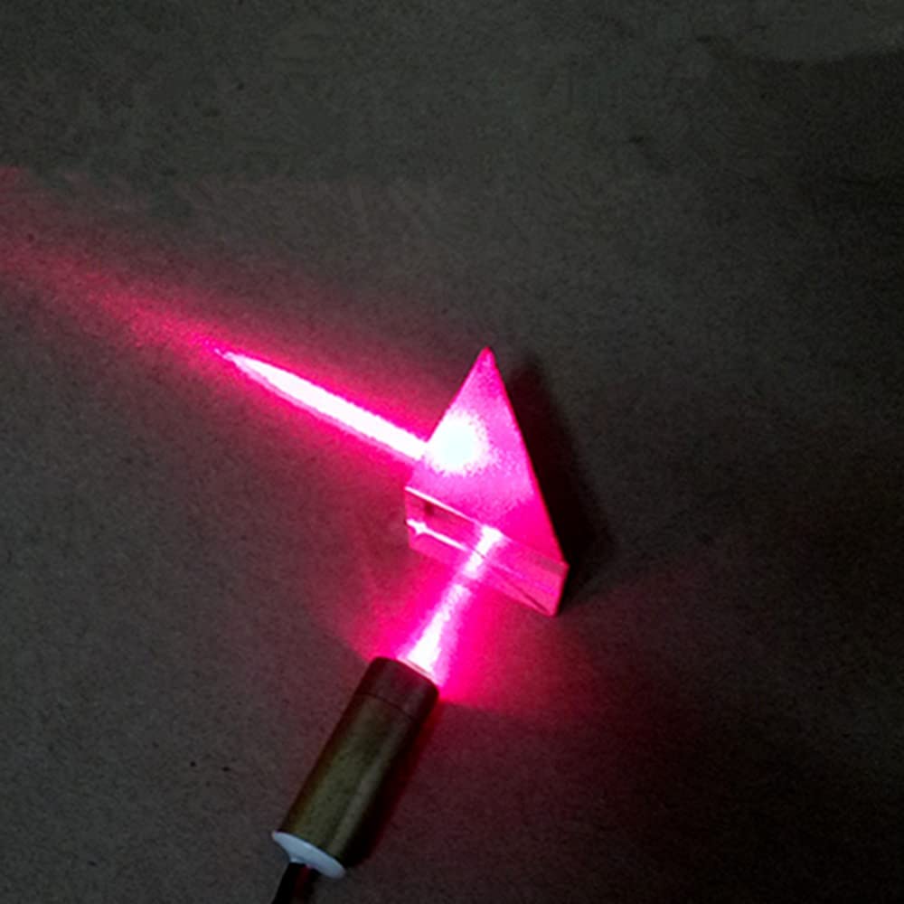 Right Angle Prism N-BK7 (K9) Optical Components Glass for Precision Optical Instruments,for Physics, Light Refraction & Wavelength Experiments