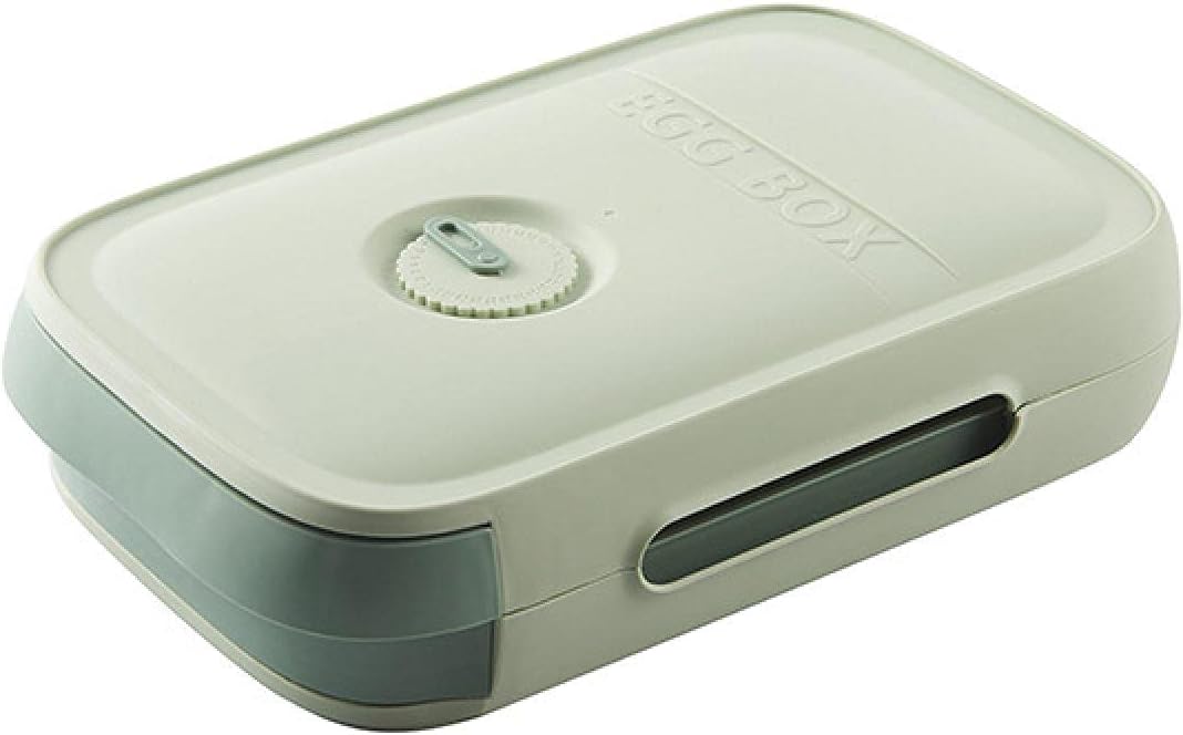 Fridge Fresh Egg Carton Drawer Rolling Egg Carton with lid, Kitchen Storage Box Stackable Egg Storage Box 抹茶绿