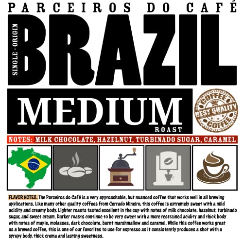 Brazil Medium Roast 16OZ Café en Grano miniatura 2