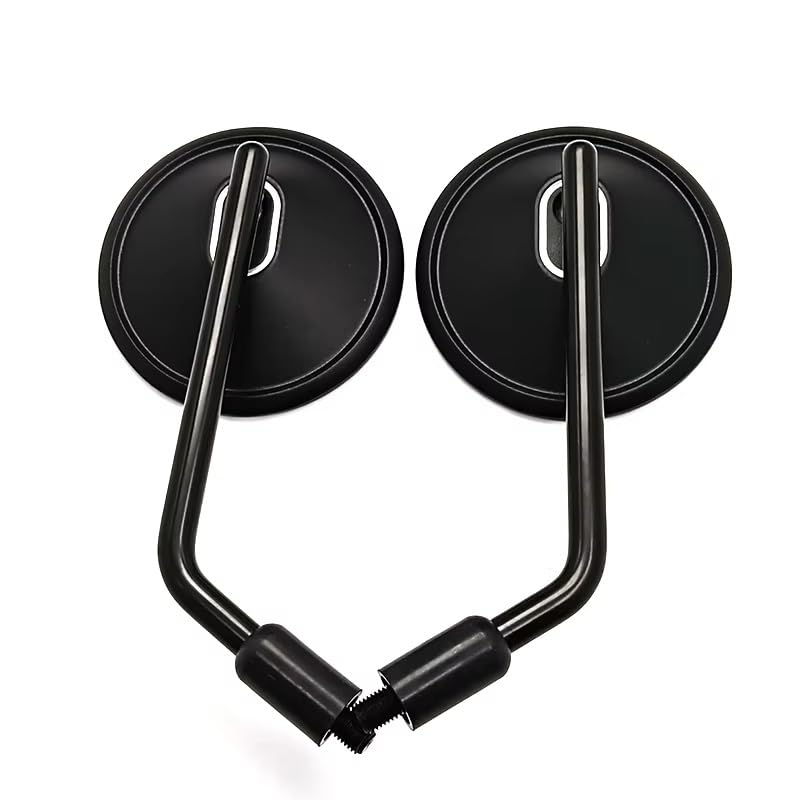 Espejo lateral de aluminio premium de 10mm para manillar de moto y scooter 3