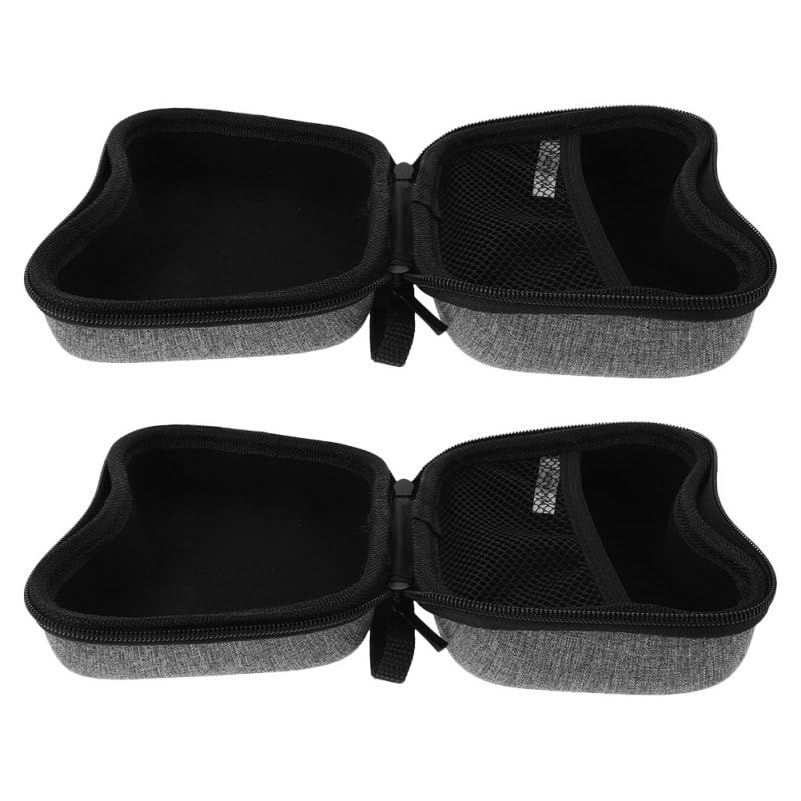 DIYEAH Hard Shell Travel Case Storage Bag for Game Controllers Portable Carrying Organizer 2-Pack Protective Controller Travel Case