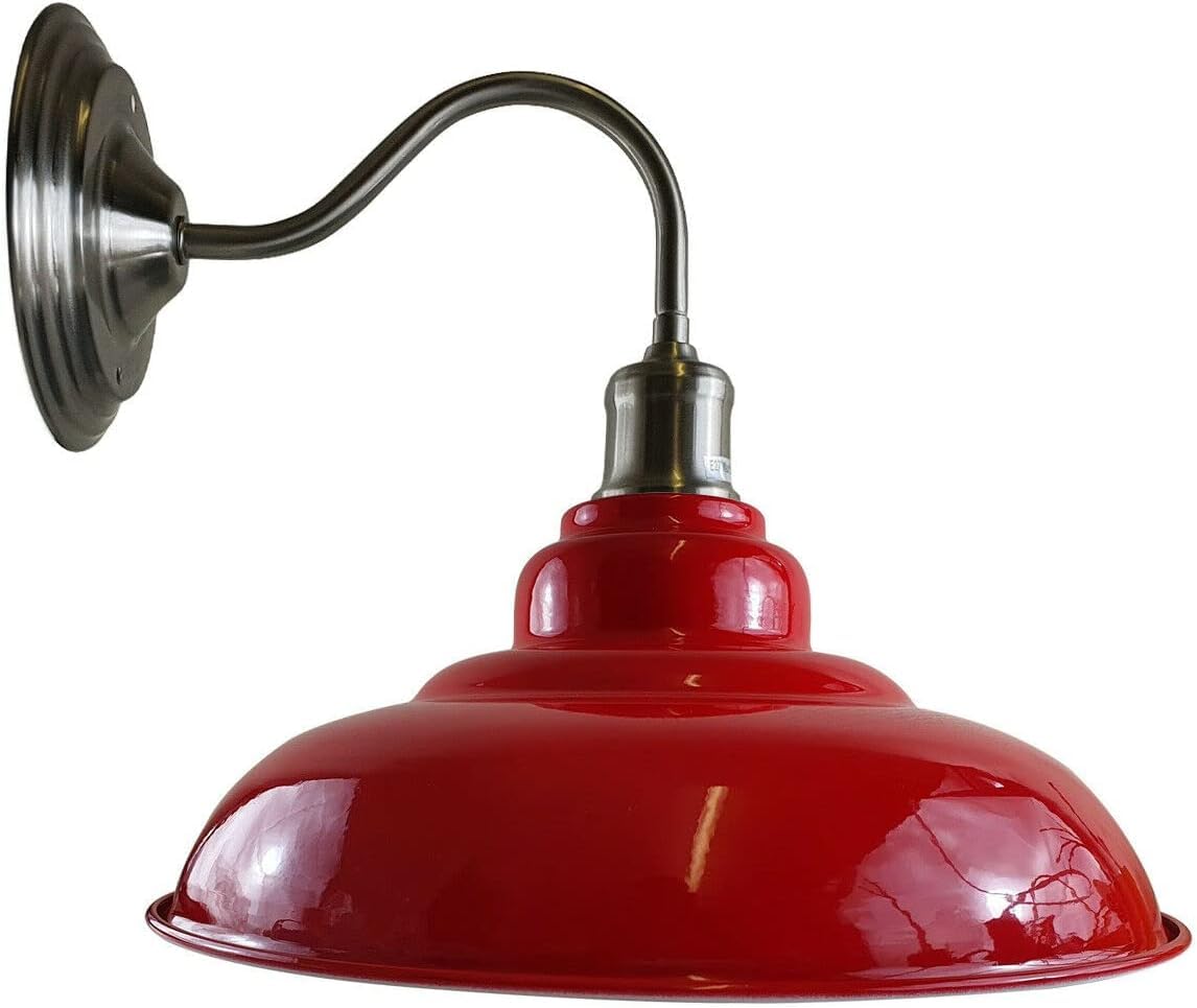 LEDSone Brushed Copper Industrial Wall Lamb E27 Metal Sconce Lamp Fixture