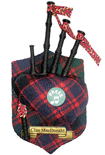 I LUV LTD Macdonald Clan Musical Bagpipe Fridge Magnet, Made in Scotland