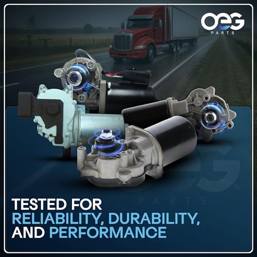 Image of OEG Parts New Front Windshield Wiper Motor W /Bracket Compatible with Ultimaster Stepvan Narrowbody 2001-2012 2013 2014 2015 2016 2017 2018 2019 09801632 9801632 E76703AR