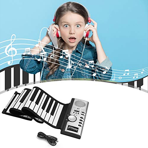HMTOHL 61 Touches Main Roll Up Piano Portable Pliant Orgue Électronique Clavier Instruments Silicone Clavier Souple - Les Beatles, Paul McCartney, John Lennon, RIngo Starr, George Harrison HMTOHL 61 Touches Main Roll Up Piano Portable Pliant Orgue Électronique Clavier Instruments Silicone Clavier Souple – Image 3