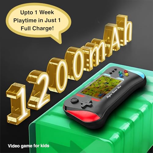 Image of SNAPTRON Handheld Gaming Console for Kids & Adults| Retro Game Console| 500-In-1 Built-in Classic Video Game| Portable Gaming Console| Rechargeable 3.5'' LCD Screen for Boys 7-14 Years| Retro Game Box