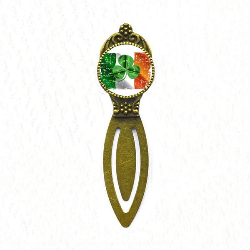 Marque-page trèfle irlandais vert rétro, cadeau de lecture idéal - 5