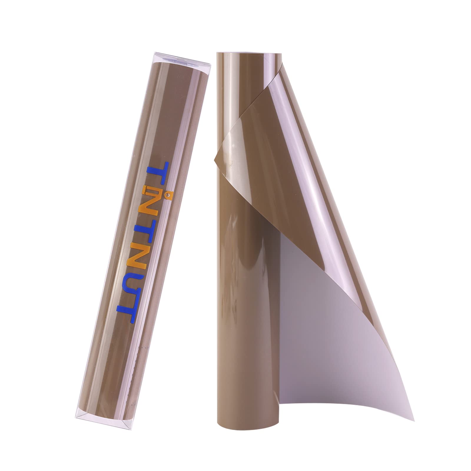 Tintnut Brown Heat Transfer Vinyl Roll,10"x6ft Iron on Vinyl