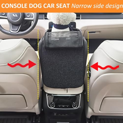 LYXLBX Autositz Hund Mittelkonsole Für Kleine Hunde,Für Kleine Hunde Und Katzen, Luxus-Autositz Für Mittelkonsole Waschbarer Hundesitz Auto Hundebett Hundetasche Hundekorb Für Katzen Hunde Bis 7 Kg