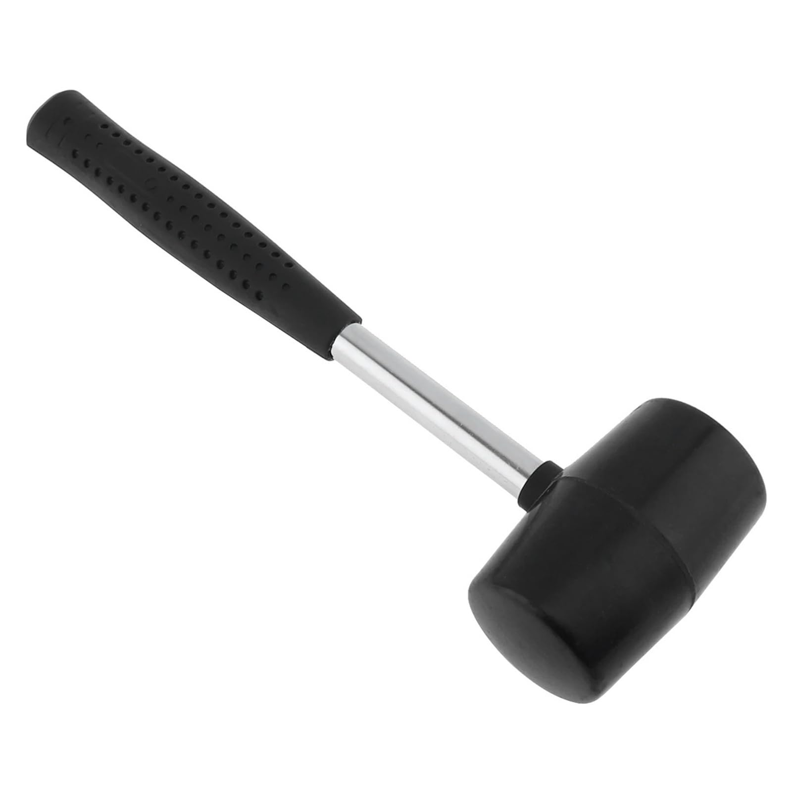 Martillo Goma Martillo de goma negro no elástico 300 g/500 g/1000 g | Herramienta manual de bricolaje for baldosas de piso con cabeza redonda(1000g)