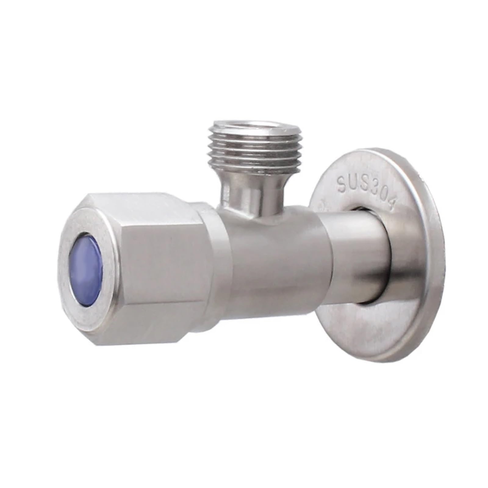 Rohcghc A1 Tap Angle Valve, Stainless Steel Angle Valves G1/2 Bathroom Faucets Sprinklers Toilet Water Pipe Valve Single/Double Outlet Filling Valves(A2)(A1)