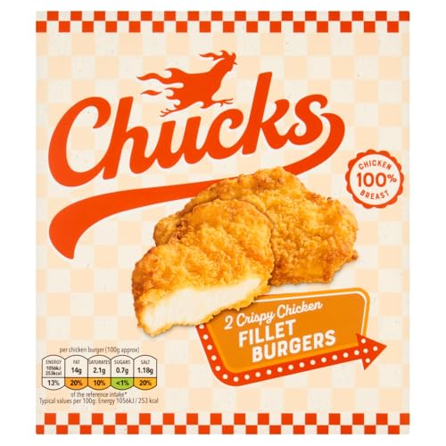 Chucks Crispy Chicken Fillet Burger 230g