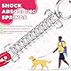 Hundeleine 3m Hofleine Hund Tie-Out Leinen für Hunde mit Stoßdämpfender Feder & 360° Drehhaken Haustier-Leine für Hof/Camping