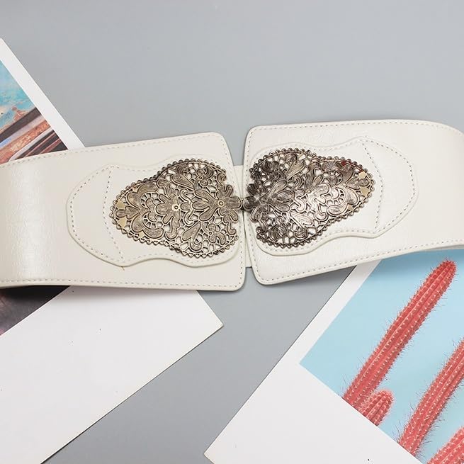 Belt Women Decorative Ethnic Accessories Skirt Trench Coat Waist Wide Dress Elastic Belt4