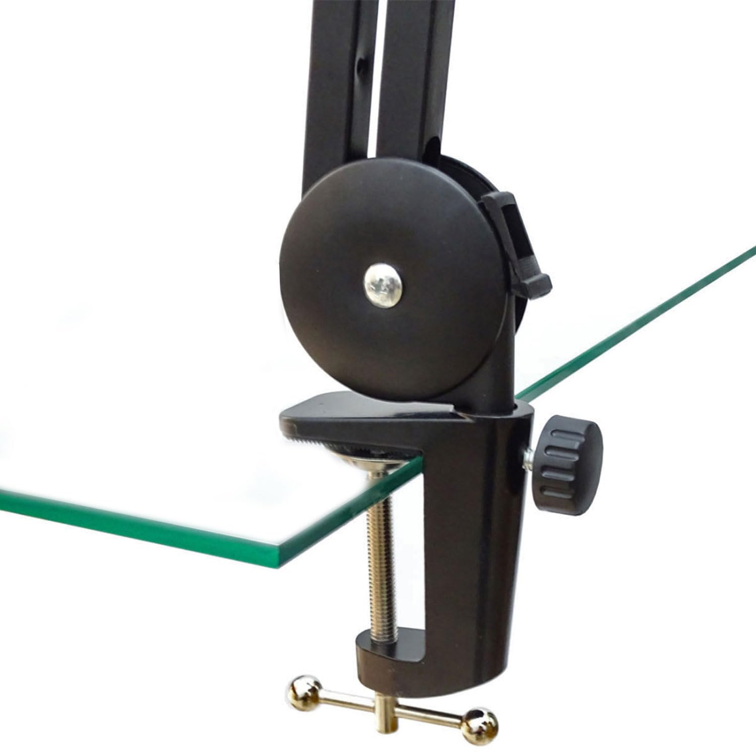 keepdrum MS138 Gelenkarm-Stativ mit MS090B Multi-Mikrofon-Spinne Schwarz