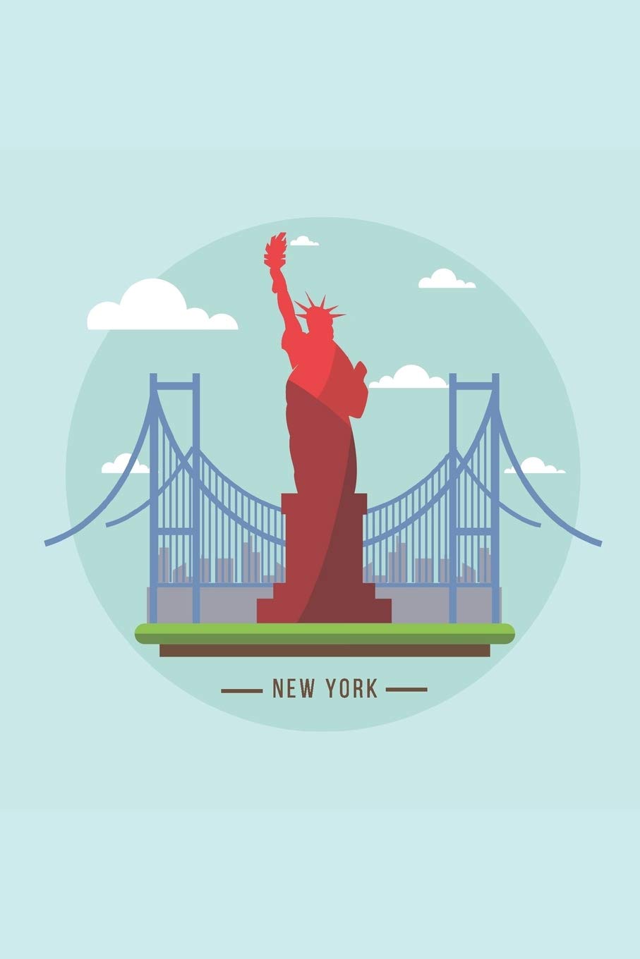 New York | Notebook: New York gift for New York lovers, men and women | Lined notebook/journal/diary/logbook/jotter