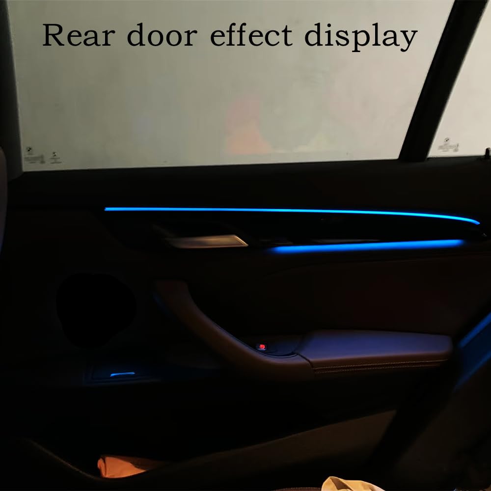 Automotive LED Ambient light do BMW X1 F48 Drzwi wewnętrzne oświetlenie panelowe Instrument atmosphere upgrade screen control z 8 kolorami