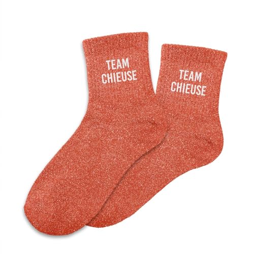 STC Chaussettes paillettes team chieuse