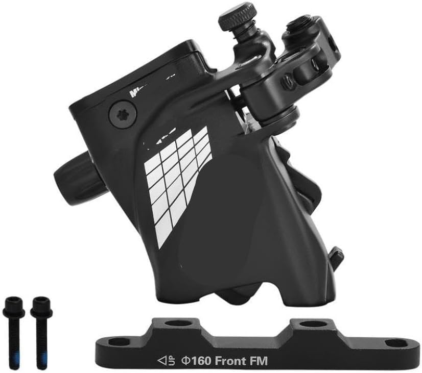 Hydraulic Disc Brake Set With TANKE Line Pulling Oil Pressure Calipers For Road Bikes And Front Rear 160MM Bicycle Parts(Purple Front rear)