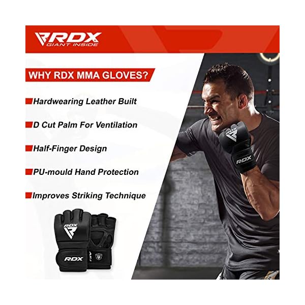 RDX-MMA-Gloves-for-Martial-Arts-Grappling-Training-D-Cut-Open-Palm-Maya-Hide-Leather-Sparring-Mitts-Good-for-Muay-Thai-Kickboxing-Cage-Fighting-Combat-Sports-and-Punching-Bag RDX MMA Gloves for Martial Arts Grappling Training, D. Cut Open Palm Maya Hide Leather Sparring Mitts, Good for Muay Thai, Kickboxing, Cage Fighting, Combat Sports and Punching Bag