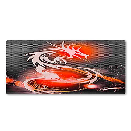 Tapis de souris bureau et maison grand format design Dragon pour setup gaming - 2