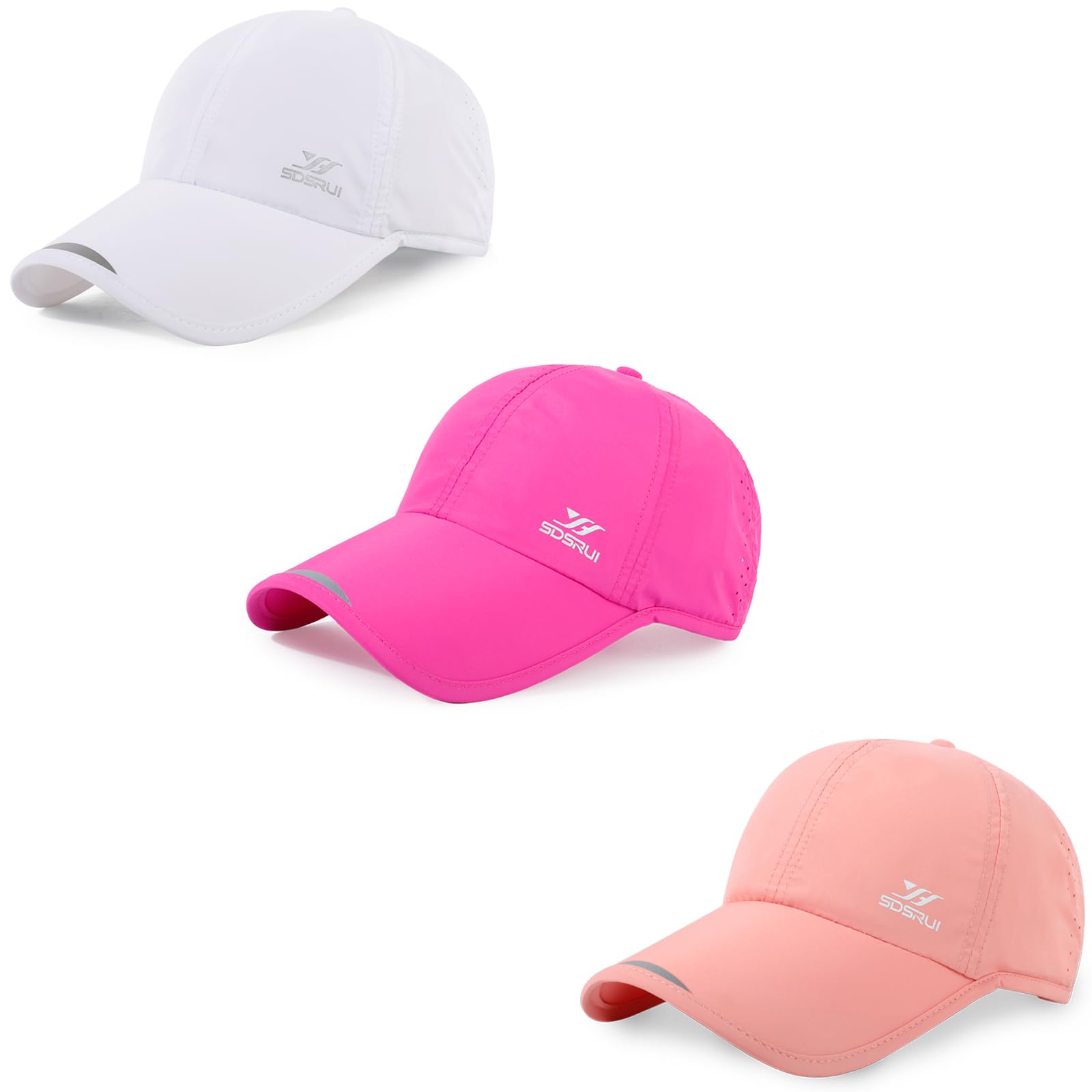 QlaucaRunning Hat Outdoor Sun Protection Hat Mesh Quick Dry Hat Thin Cool Baseball Cap for Women and Men