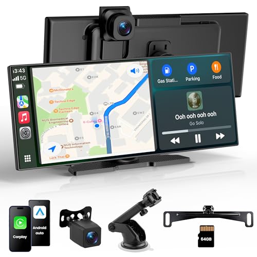 Gikktdr 11.5" Portable Carplay Screen for Car,Wireless Car Play Screen with Carplay,Androi - image 1