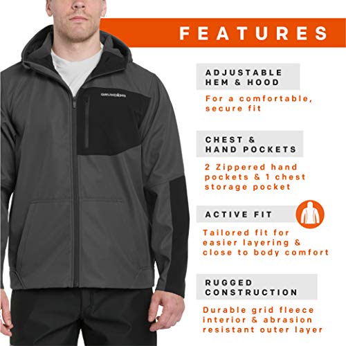 Image of Grundens Men's Bulkhead Tech Fleece Jacket | Insulated, Windproof