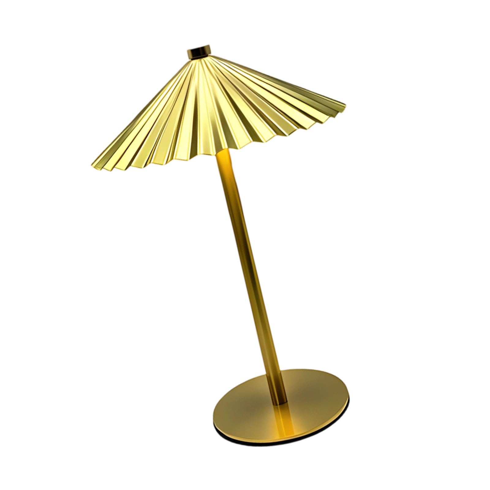 Tsophreniq Metal Folding Table Lamp with USB Charging and Touch Control for Home Decor Permanent Iron Art Nightstand Lamp