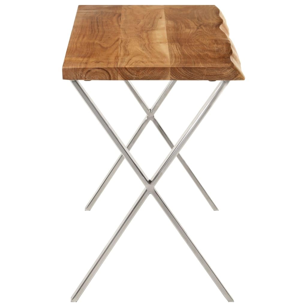 Eiken bankje met X-poten 180 cm breed € 269 inclusief levering