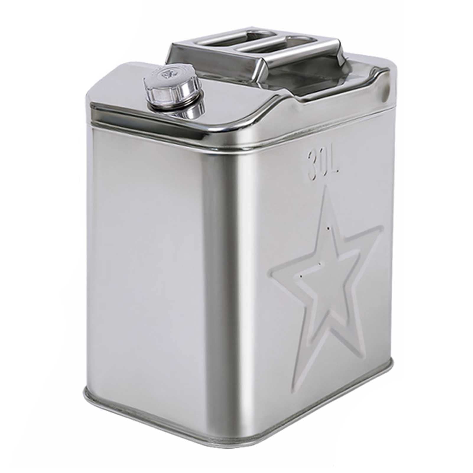 Conteneur en acier inoxydable 10-40L avec réservoir d'essence flexible anti-fuite