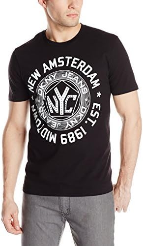 DKNY Jeans Men's Short Sleeve New Amsterdam Token Crew Neck Tee