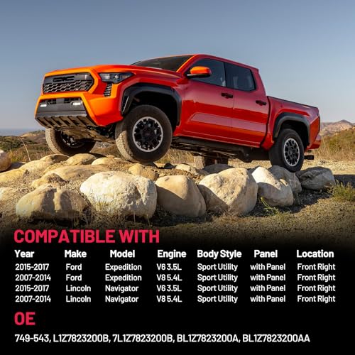 Image of BDFHYK 749-543 Power Window Regulator Without Motor Front Right Compatible with Ford Expedition 2007-2017, Lincoln Navigator 2007-2017