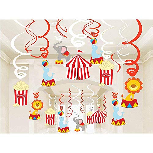 Sayala 30 Anni Decorazioni A Spirale Pendenti-Carnevale Motivo a Spirale Ghirlanda Hanging Swirl per Bambini Feste Compleanno Carnevale Decorazioni