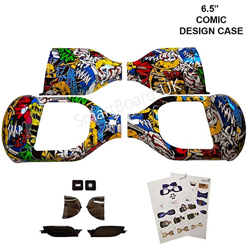 6.5" ENTWURF Hoverboard Kunststoffschale - Swegway Case 6.5 Zoll Rahmen 2 Rad Smart Balance Scooter Plastic (CLOWN)