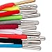 Dianman Metal Shoelace Tips Aglets, 200Pcs 4 Color Shoelaces Tips Head, DIY Metal Shoelaces Aglets, Bullet Shaped For Sneaker Hoodies Beach Pants