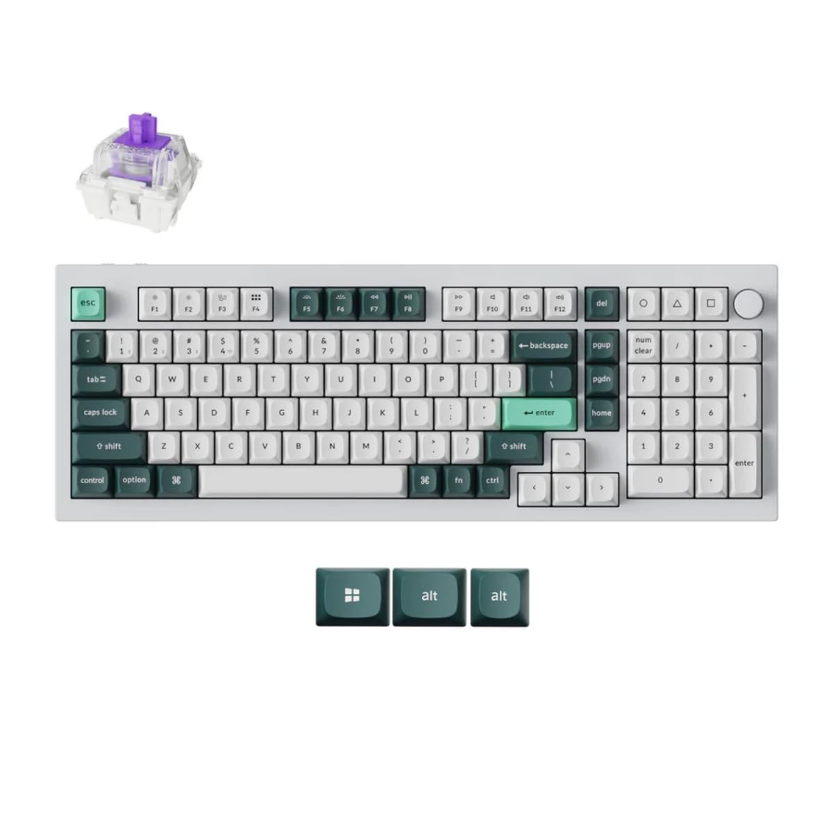 Keychron Q5 HE Wireless Custom Mechanical Tastatur,ANSI 96%