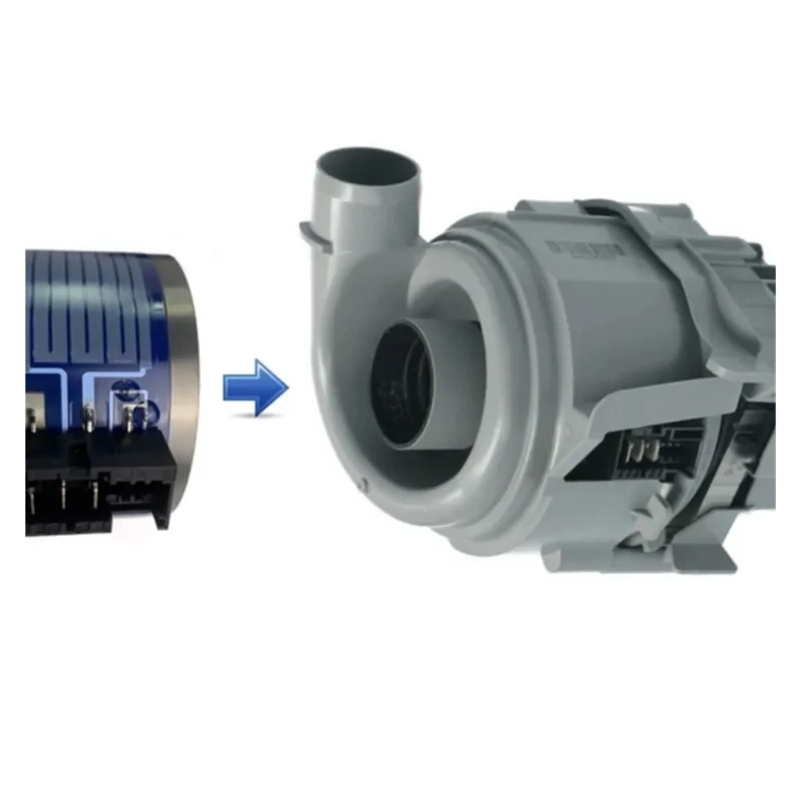 Dickschicht-Heizring, Kompatibel Mit Siemens, Kompatibel Mit Bosch Spülmaschine, Wasserpumpe, Heizring 230 V, 2080 W, Größe 84,5 X 55 Mm