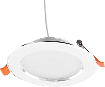 Ceiling Lights, 3000-6500K Motion Sensor Recessed Light, LED Sensor Ceiling Embedded Panel Light Human Body Motion Sensor Light, Recessed Lighting, Simple Retrofit Installation7W