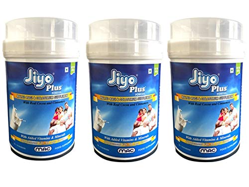 Mac Medilife Jiyo Plus Powder Malted Ragi & Colostrum supplement 400 gm (Pack of 3)