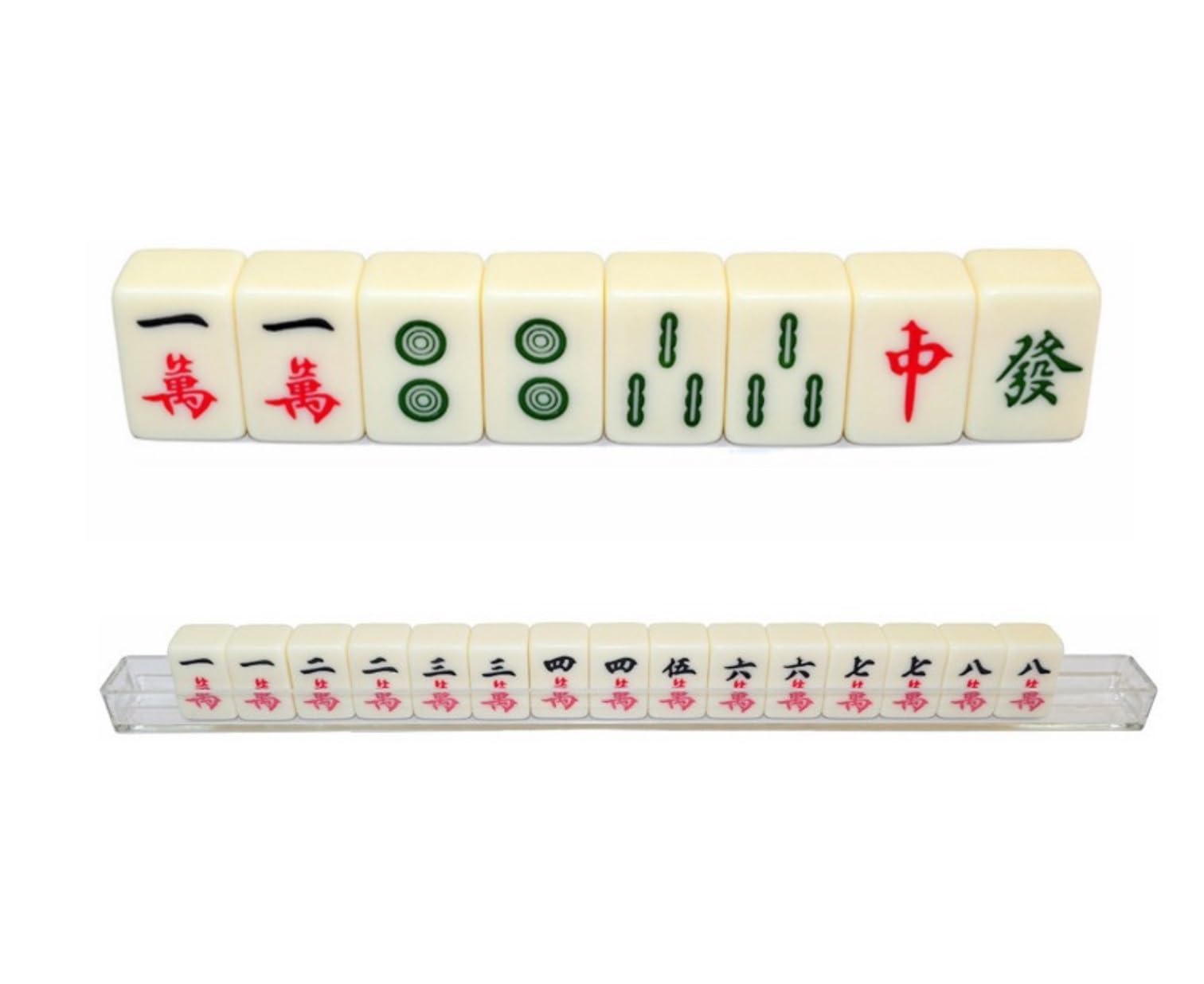 Chinesisches Mahjong 144 Tile Mahjong Set Partyspiel Traditionelles Spiel Mit Box for Home Entertainment Für Familie Reise Spiel