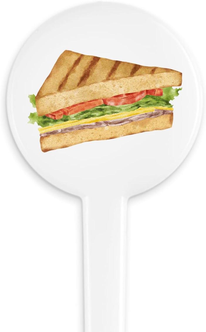 4" Custom White Disc-Top Picks – Personalized Food Picks – Full-Color Printing for Logos & Designs – Ideal for Cocktails, Appetizers & Events – 50 Pack